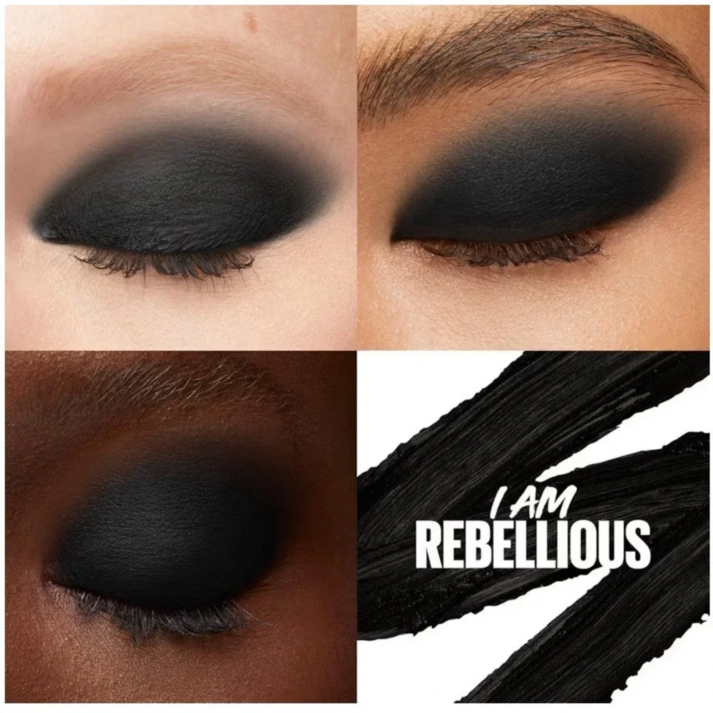 Maybelline Color Tattoo 24h Eyeshadow(1.4g/0.049oz), Matte Black Lot Of 2, New